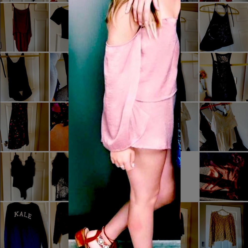 Silk two piece shorts and blouse
